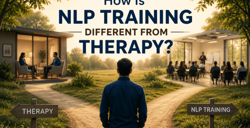NLP Training vs Therapy Banner