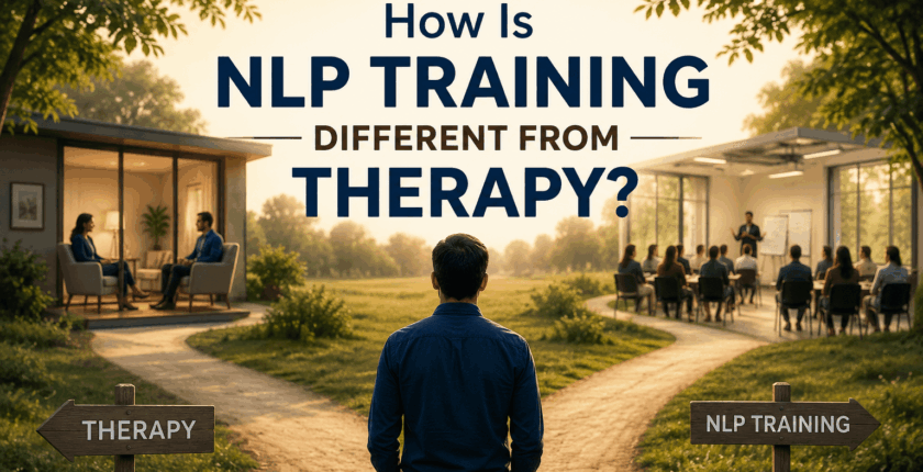 NLP Training vs Therapy Banner